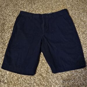 J Crew Rivington Navy Chino Shorts Size 32